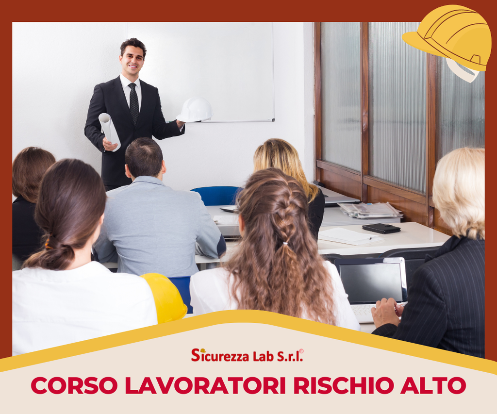 Formazione lavoratori Rischio Alto AULA 16ore (4 generale e 12 specifica)  - DIPENDENTI: