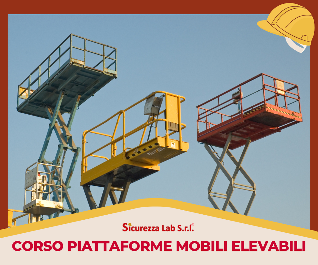 Corso di formazione PLE  - ALL. III - 8 ore  - PIATTAFORME DI LAVORO MOBILI ELEVABILI (PLE -ALL.III) PLE CON STABILIZZATORI