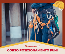 [AF_ELEARNING_BLENDED_031] CORSO ADDETTO POSIZIONAMENTO MEDIANTE FUNI 32 ORE (12 E-LEARNING)